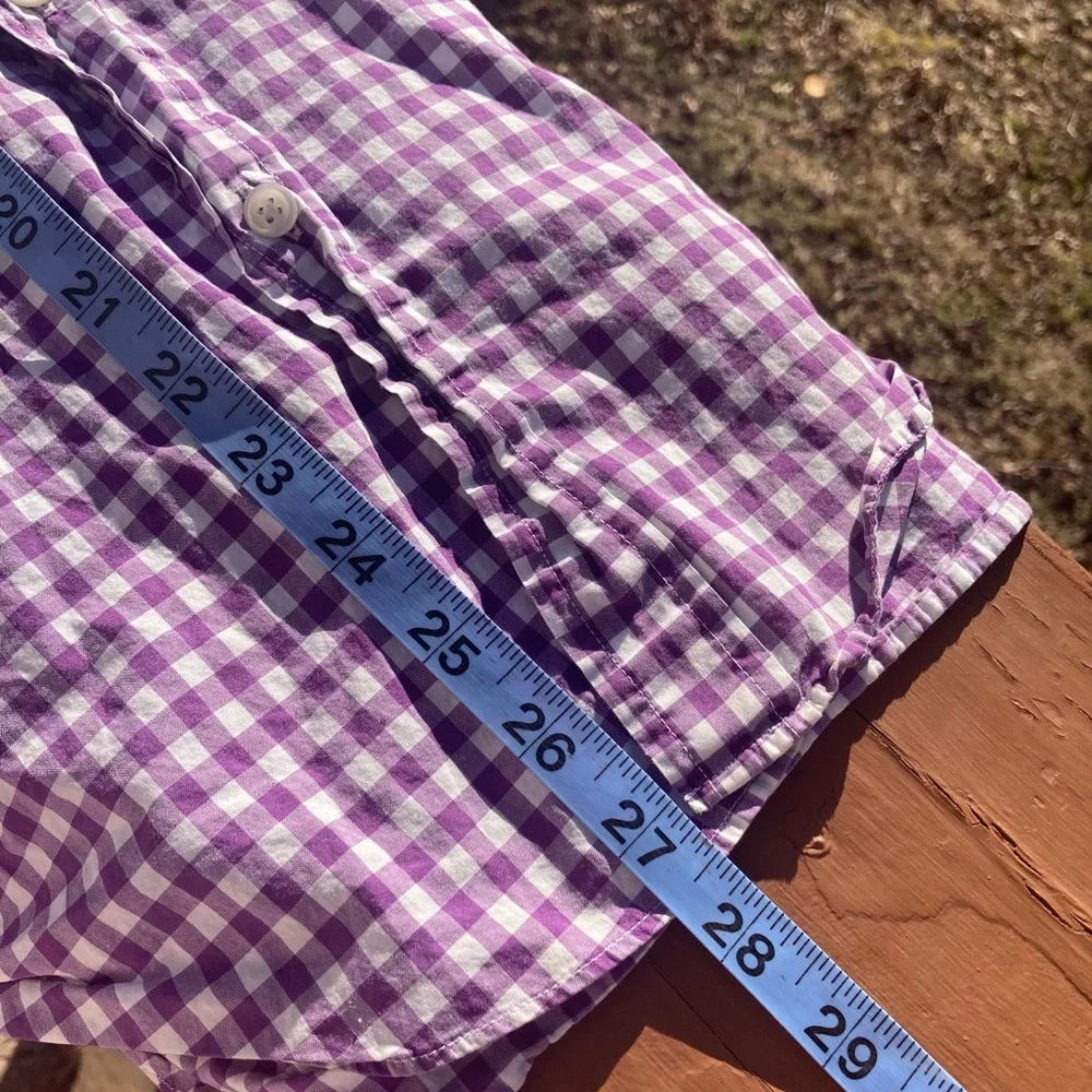 J. Crew cotton checkered shirt